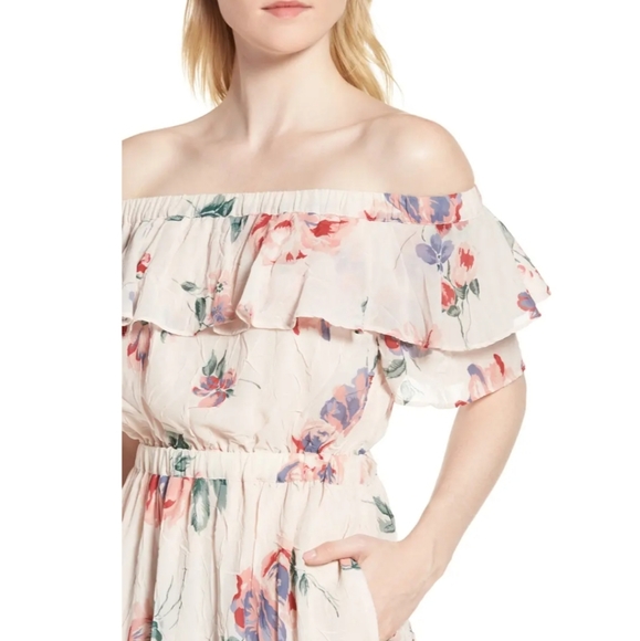 LUCKY BRAND Floral Off shoulder Dress - Picture 3 of 14